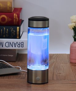 Healthy Anti-Aging Hydrogen Rich Water Bottle Generator 380ml USB Rechargeable Hydrogen Rich lonizer Alkaline Water Maker